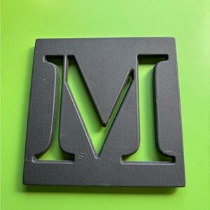 Black MATHESON Cast Iron Dish Trivet